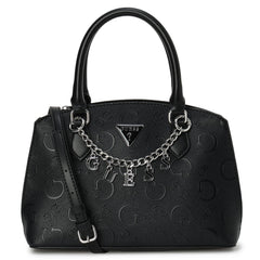 Guess Womens Jeanine Satchel In Black