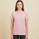 Sissyboy Regular Pink T-shirt With Pearl Logo
