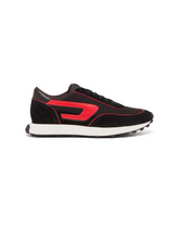 Diesel Mens Black/Red S-Racer Lc Sneakers