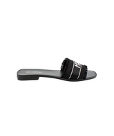 Karl Lagerfeld Ladies Skoot II Border Slides In Black