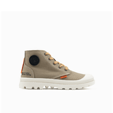 Palladium Boys Pampa Hi Shoes In Duck Green