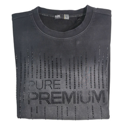 Pure Premium Mens Crema Grey Sweater