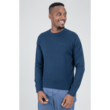 Bensherman Knit Crew Neck In Navy