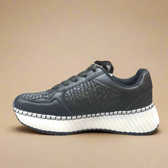 Sissyboy Ladies Platform Black Sneaker