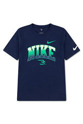 Nike Boys Gradient Collegiate T-Shirt In Navy
