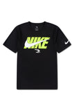 Nike Boys Wordblock Dri Fit T-Shirt In Black