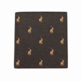 Polo Mens Signature CC Wallet In Brown