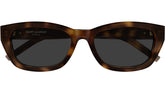 Saint Laurent 55 Sunglasses For Women In Brown