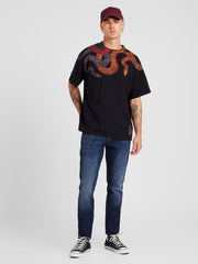 Just Cavalli Mens Meduim T-Shirt In Black