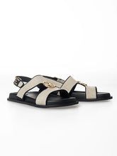 Polo Womens Moulded Trim Sandals In Off White
