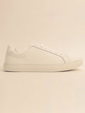 Polo Mens Classic Leather Sneakers In White