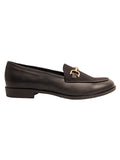 Polo Womens Jacquard Monogram Loafer In Black