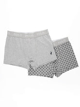 Polo Mens Multi 2 Pack Boxer Grey