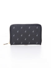 Polo Iconic Medium Zip Around Purse In Black