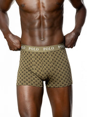 Polo Mens 2 Pack Boxers In Olive