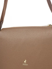 Polo Lyon Crossbody Bag Taupe - One Size