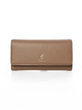 Polo Lyon Trifold Purse Taupe - One Size