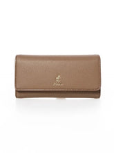 Polo Lyon Trifold Purse Taupe - One Size