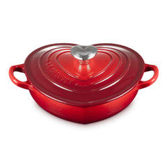 Le Creuset Signature Heart Coccotte 20Cm Cerise