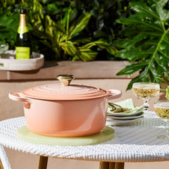 Le Creuset Oval Cocotte 31cm Peach