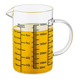 Creative Cooking Glass Measuring Jug In Transparent