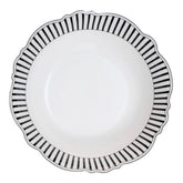 Jenna Clifford Salad Bowl In Ivory Noir