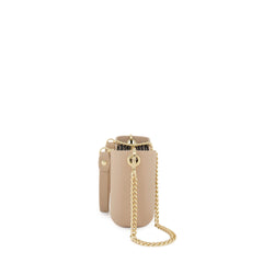Fenn Gold Chain Handbag In Sand