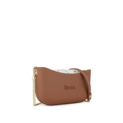 Fenn Gold Zip Bag In Terracotta