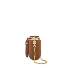 Fenn Gold Zip Bag In Terracotta