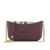 Fenn Womens Cross Body Bag In Purple/Gold