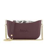 Fenn Womens Cross Body Bag In Purple/Gold
