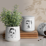 Cannister With Lid-Cover Girl