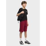 Puma Boys Essential 2 Color Small Logo Embroided T-Shirt In Black