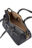 Elle Belt Buckle Tote Bag In Black