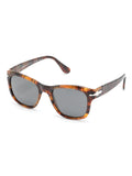 Persol Marble Frame Sunglasses For Women In Brown