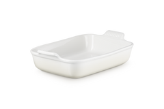 Le Creuset Rectangular Dish 32Cm Heritage Meringue