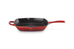Le Creuset S Square Skillet Grill In Cerise