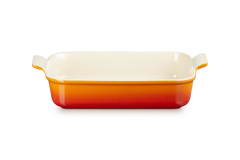 Le Creuset Rectangular Dish 32Cm Heritage Flame