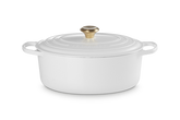 Le Creuset Oval Casserole In White