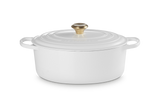 Le Creuset Oval Casserole In White
