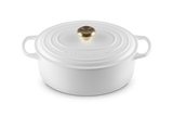 Le Creuset Oval Casserole In White