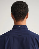 Gant Slim Broadcloth Bd Shirt In Navy