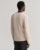 Gant 8030140 D1 Rib Texture C Neck Cream