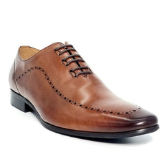 Florsheim Mens Trojan Ii Leather Shoes Teak Shoes