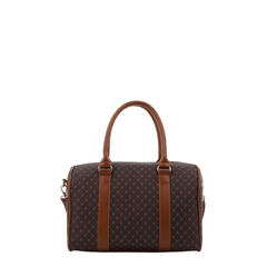 Pierre Cardin Guliana Core Logo Bowling Bag In Brown