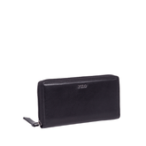 Polo Melbourne Wallet Zip Around Purse In Black