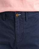 Gant Regular Twill Chino In Marine