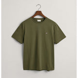 Gant Mens Reg Shield T-Shirt In Green