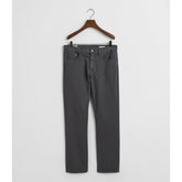 Gant Mens Regular Desert Jeans In Dark Grey