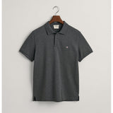Gant Mens Reg Shield Golfer in Dark Grey